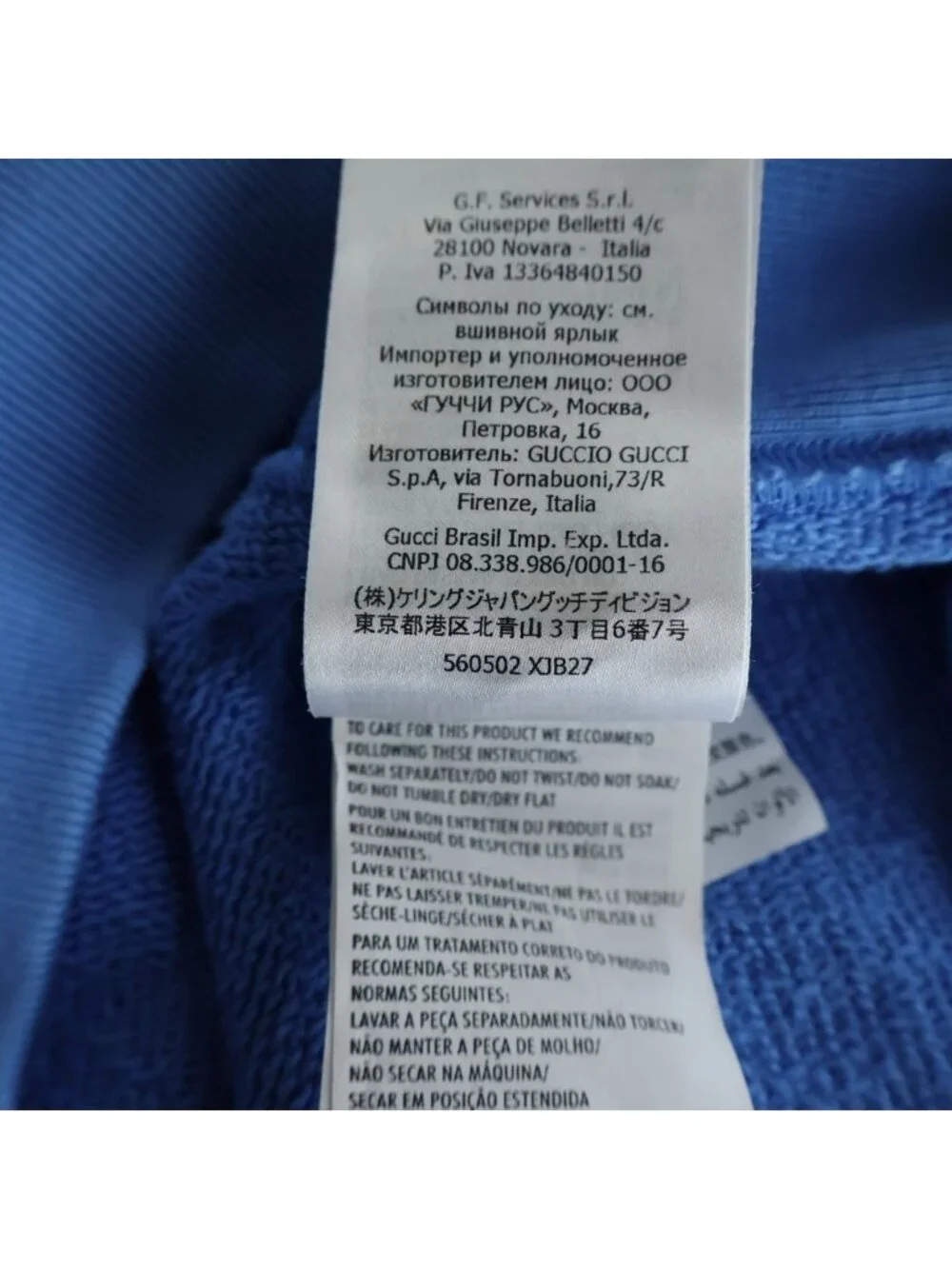 Gucci Print Embroidery Pullover Hoodie Xjb 27 Blue